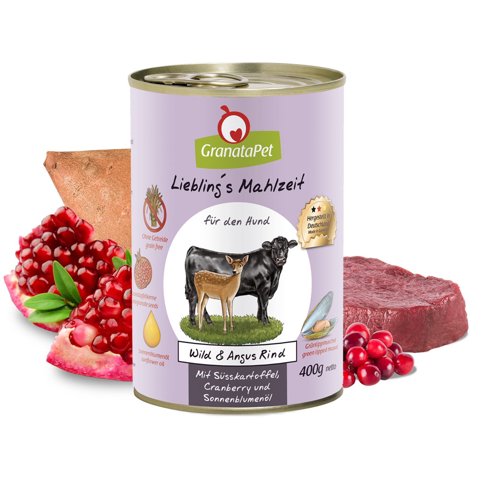 GRANATAPET Elniena ir anguso jautiena 400g.