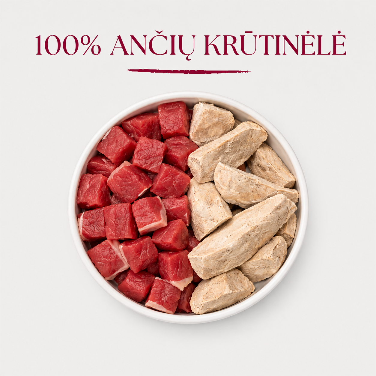 „Dr Malou” anties krūtinėlė - 100 % liofilizuotas šunų užkandis 50g