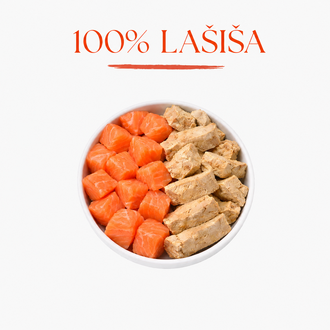 „Dr. Malou” 100% lašiša -  liofilizuotas šunų užkandis 50g