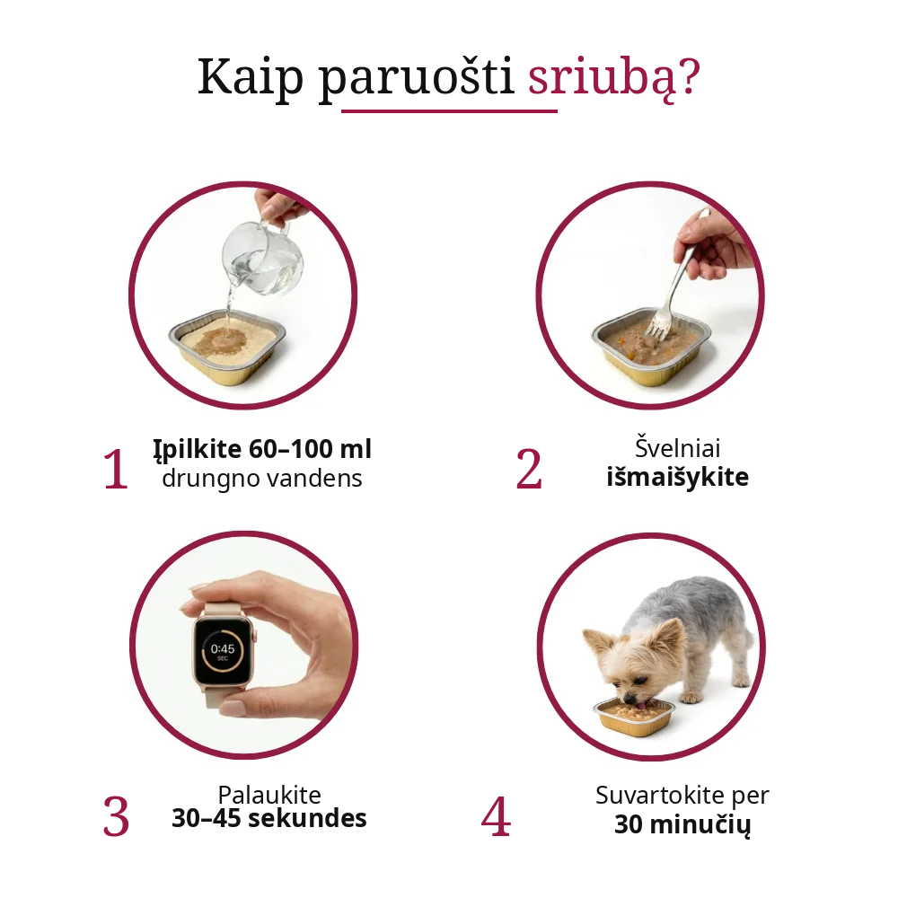 „Dr. Malou” anties ir moliūgų sriuba - šaldytu būdu džiovintas visavertis šunų maistas